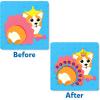 Skillmatics Foam Sticker Art – Disney Princess, 800+ 3D Foam Stickers, Mess-Free Fun for Kids, DIY Felt Craft Kits, Gifts for Fans of Cinderella, Belle, Rapunzel, Ages 3, 4, 5, 6, 7(Puppies!)