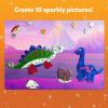 Skillmatics Foil Fun Bluey – Mess-Free Art & Craft Kits for Kids, DIY Creative Activity, Travel Toys, Gifts for Girls & Boys Ages 4, 5, 6, 7, 8 and Up(7. Dinosaurs)