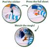 Skillmatics Foil Fun Bluey – Mess-Free Art & Craft Kits for Kids, DIY Creative Activity, Travel Toys, Gifts for Girls & Boys Ages 4, 5, 6, 7, 8 and Up(8. Animals Mega Pack)