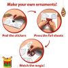 Skillmatics Foil Fun Bluey – Mess-Free Art & Craft Kits for Kids, DIY Creative Activity, Travel Toys, Gifts for Girls & Boys Ages 4, 5, 6, 7, 8 and Up(Christmas Ornaments)