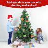 Skillmatics Foil Fun Bluey – Mess-Free Art & Craft Kits for Kids, DIY Creative Activity, Travel Toys, Gifts for Girls & Boys Ages 4, 5, 6, 7, 8 and Up(Christmas Ornaments)