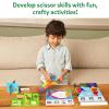 Skillmatics Scissor Skills Activity Book – Snip Snip Bluey, Preschool Cutting & Creative Activities, Felt Craft Kit, Fine Motor Skills Toys, Gifts for Boys & Girls Ages 3, 4, 5, 6, 7(4. Animals)