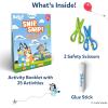 Skillmatics Scissor Skills Activity Book – Snip Snip Bluey, Preschool Cutting & Creative Activities, Felt Craft Kit, Fine Motor Skills Toys, Gifts for Boys & Girls Ages 3, 4, 5, 6, 7(Bluey)