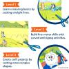 Skillmatics Scissor Skills Activity Book – Snip Snip Bluey, Preschool Cutting & Creative Activities, Felt Craft Kit, Fine Motor Skills Toys, Gifts for Boys & Girls Ages 3, 4, 5, 6, 7(Bluey)