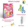 Skillmatics Scissor Skills Activity Book – Snip Snip Bluey, Preschool Cutting & Creative Activities, Felt Craft Kit, Fine Motor Skills Toys, Gifts for Boys & Girls Ages 3, 4, 5, 6, 7(3. Unicorns & Princesses)