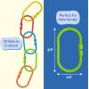 Skillmatics Connectable Learning Link Toy for Toddlers – Fun & Educational Snap-Together Toy for Fine Motor Skills, Hand-Eye Coordination & Early Learning, Gift for Ages 10–24 Months, Set of 36 Links(Set of 15)