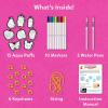 Skillmatics Aqua Puffs – 3D Art Kit, Girl Power, Mess-Free Paint by Number Craft for Kids, DIY Color & Inflate Activity, Travel Toys & Creative Gifts for Girls Ages 4, 5, 6, 7, 8, 9, 10(Girl Power)