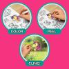Skillmatics Cling Art – Color Clingz Animals, 50+ Reusable Static Stickers, Mess-Free Fun for Kids, DIY Craft Kits & Supplies, Travel Toys, Creative Gifts for Boys and Girls Ages 3, 4, 5, 6, 7(Unicorns & Princesses)