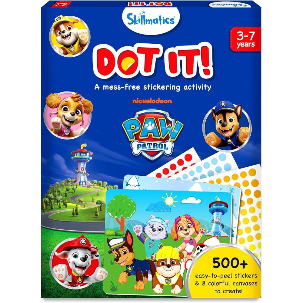 image:imageSkillmatics Dot It Sticker Art  Dress Up MessFree Fun for Kids 500 Stickers Craft Kits DIY Scrapbooking Activity Travel Toys Gifts for Boys amp Girls Ages 3 4 5 6 72 PAW Patrol
