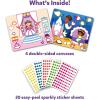 Skillmatics Dot It Sticker Art – Dress Up, Mess-Free Fun for Kids, 500+ Stickers, Craft Kits, DIY Scrapbooking Activity, Travel Toys, Gifts for Boys & Girls Ages 3, 4, 5, 6, 7(Sparkle Edition)