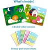 Skillmatics Dot It Sticker Art – Dress Up, Mess-Free Fun for Kids, 500+ Stickers, Craft Kits, DIY Scrapbooking Activity, Travel Toys, Gifts for Boys & Girls Ages 3, 4, 5, 6, 7(4. Animals)