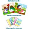 Skillmatics Dot It Sticker Art – Dress Up, Mess-Free Fun for Kids, 500+ Stickers, Craft Kits, DIY Scrapbooking Activity, Travel Toys, Gifts for Boys & Girls Ages 3, 4, 5, 6, 7(8. Animals & Dinosaurs Combo)