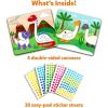 Skillmatics Dot It Sticker Art – Dress Up, Mess-Free Fun for Kids, 500+ Stickers, Craft Kits, DIY Scrapbooking Activity, Travel Toys, Gifts for Boys & Girls Ages 3, 4, 5, 6, 7(5. Dinosaurs)