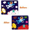 Skillmatics Dot It Sticker Art – Dress Up, Mess-Free Fun for Kids, 500+ Stickers, Craft Kits, DIY Scrapbooking Activity, Travel Toys, Gifts for Boys & Girls Ages 3, 4, 5, 6, 7(7. Space)