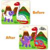 Skillmatics Dot It Sticker Art – Dress Up, Mess-Free Fun for Kids, 500+ Stickers, Craft Kits, DIY Scrapbooking Activity, Travel Toys, Gifts for Boys & Girls Ages 3, 4, 5, 6, 7(5. Dinosaurs)