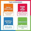 Skillmatics Spelling Tricks Flash Cards for Kids – 60 Cards with 4 Categories, Spelling Strategies for Writing Practice & Test Prep, Screen-Free Language Learning Aids, Educational Gift for Ages 6–12