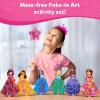 Skillmatics Poke in Art Magical Princess & Dot it Unicorns & Princesses Bundle, No Mess Art for Kids, DIY Creative Activity, Gifts for Boys & Girls Ages 3, 4, 5, 6, 7, 8, 9