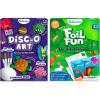 Skillmatics Disc-o Art & Foil Fun Animals Bundle, No Mess Art for Kids, DIY Creative Activity, Gifts for Boys & Girls Ages 4, 5, 6, 7, 8, 9, 10, 11, 12