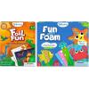 Skillmatics Foil Fun Dinosaurs Theme & Fun with Foam Underwater Animals Theme Bundle, Art & Craft Kits, DIY Activities for Kids
