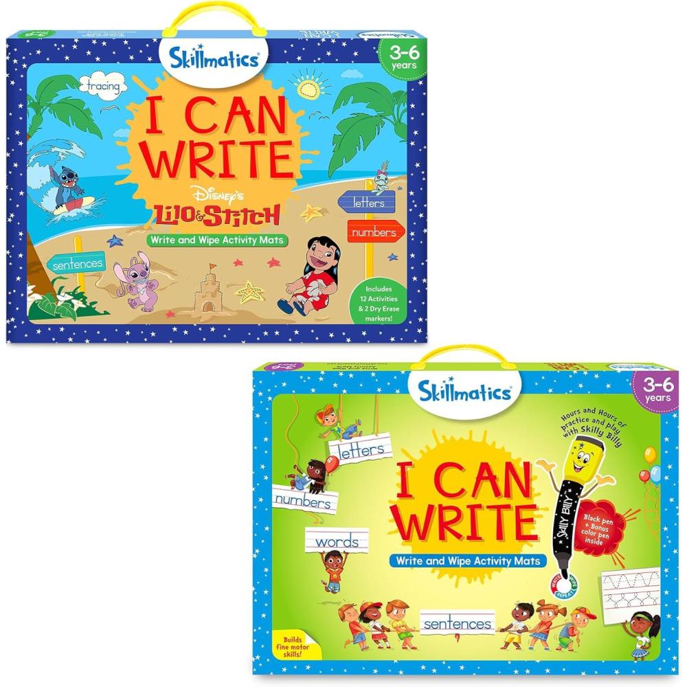 image:imageSkillmatics I Can Write Disneys Lilo and Stitch amp I Can Write Bundle Educational Toy Preschool Learning Activities for Kids Gifts for Toddlers Girls amp Boys Ages 3 4 5 6