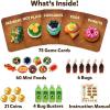 Gone in Seconds – Fast-Paced Card Game & Handmade Crochet French Fries Keychain Bundle, Gift for Kids, Teens & Adults
