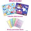 Skillmatics Dot It Sticker Art – Disney Princess & Unicorns and Princesses Sparkle Bundle, 500+ Stickers, DIY Scrapbooking Craft Kits, Travel Toys, Gifts for Ages 3, 4, 5, 6, 7