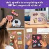 Skillmatics Foil Fun Girl Power & Foil Fun Pretty Patterns Bundle, DIY Magnets Mess-Free Art, Craft Kits & Supplies, DIY Creative Activities, Gifts for Boys & Girls Ages 7, 8, 9 & Up
