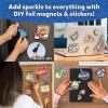 Skillmatics Foil Fun Groovy Beats & Foil Fun Pretty Patterns Bundle, DIY Magnets Mess-Free Art, Craft Kits & Supplies, DIY Creative Activities, Gifts for Boys & Girls Ages 7, 8, 9 & Up