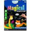 Skillmatics Foil Fun & Magical Scratch Art Book with Animals Theme Bundle, Art & Craft Kits, DIY Activities for Kids