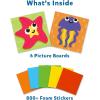 Skillmatics Fun with Foam Under The Ocean & Tangram Vehicles Sticker Puzzles Bundle, Sticker Art Activity, Creative Craft Kits, Travel Toys, Gifts for Boys & Girls Ages 3, 4, 5, 6, 7