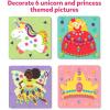 Skillmatics Fun with Foam & Magical Scratch Art Book Unicorns & Princesses Theme Bundle, Art & Craft Kits, DIY Activities for Kids, Gifts for Ages 3 and Up