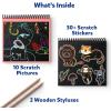 Skillmatics Magical Scratch Art Animals and Unicorns & Princesses Bundle, DIY Activity & Stickers, Gifts for Toddlers, Girls & Boys Ages 3, 4, 5, 6, 7, 8