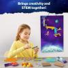 Skillmatics Marble Run Space and Foil Fun Space Theme Bundle, Gifts for Toddlers, Girls & Boys Ages 4, 5, 6, 7, 8, 9, 10, 11, 12, 13