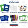 Skillmatics My Storybook Art Kit Adventures & Foil Fun Unicorns & Princesses Bundle, Creative Activity for Boys & Girls, DIY Kit