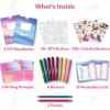 Skillmatics My Storybook Art Kit Unicorn & Princesses & Foil Fun Animals Bundle, No Mess Art for Kids, DIY Creative Activity, Gifts for Boys & Girls Ages 4, 5, 6, 7, 8, 9, 10