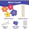 Skillmatics Poke-in Art Flower Bouquet & Magical Sun Art Animals Bundle, Mess-Free Fun, Creative Activity, Travel Friendly, Gifts for Girls & Boys Ages 4, 5, 6, 7, 8, 9, 10, 11, 12