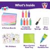 Skillmatics Sand-Tastic Art Unicorns and Princesses & Snip, Snip! Unicorns and Princesses Bundle, Art & Craft Kits for Kids, DIY Creative Activity, Gifts for Girls & Boys Ages 3, 4, 5, 6, 7, 8, 9, 10