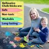 Skillmatics Sidewalk Chalk Activity Kit & Found It Outdoor Bundle, Creative Outdoor Fun, Gifts for Ages 3 and Up