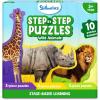 Skillmatics Step by Step Farm Animals Puzzles & Wild Animals Puzzles Bundle, Educational Montessori Toy for Boys & Girls, Gifts for Kids Ages 3, 4, 5 and Up