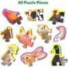 Skillmatics Step by Step Underwater Animals & Step by Step Farm Animals Bundle, Educational Montessori Toy for Boys & Girls, Gifts for Kids Ages 3, 4, 5 and Up