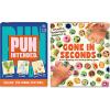 Pun Intended & Gone in Seconds Bundle, Fast-paced Family & Party Games, Fun Card Game, Gifts for Kids, Teens, Adults Ages 6, 7, 8 and Up