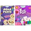 Skillmatics Aqua Puffs Unicorns and Princesses & Foil Fun Unicorns and Princesses Bundle, Mess-Free Art for Kids, DIY Craft Kits, Creative Activity, Gifts for Ages 4, 5, 6, 7, 8, 9, 10