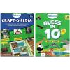 Skillmatics Craft-o-pedia Coolest Creatures Scrapbooking Kit & Guess in 10 Animal Planet Bundle, Perfect for Boys, Girls, Kids & Families Who Love Educational Toys, Gifts for Ages 6, 7, 8, 9, 10 & Up
