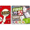 Skillmatics Dibs & First to 5 Bundle, Family & Party Game, Fun Card & Fun Board Game, Gifts for Kids, Teens, Adults Ages 8, 9, 10 and Up