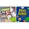 Skillmatics First to 5 and Rapid Rumble Bundle, Category Games, Family and Party Game, Gifts for Kids, Teens, Adults Ages 6, 7, 8, 9, 10 and Up