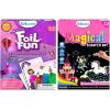 Skillmatics Foil Fun & Magical Scratch Art Book Unicorns & Princesses Theme Bundle, Art & Craft Kits, DIY Activities for Kids, Gifts for Ages 4 and Up