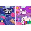 Skillmatics Poke in Art Flower Bouquet & Foil Fun Unicorns & Princesses Bundle, No Mess Art for Kids, DIY Creative Activity, Gifts for Boys & Girls Ages 4, 5, 6, 7, 8, 9
