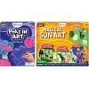 Skillmatics Poke-in Art Flower Bouquet & Magical Sun Art Animals Bundle, Mess-Free Fun, Creative Activity, Travel Friendly, Gifts for Girls & Boys Ages 4, 5, 6, 7, 8, 9, 10, 11, 12