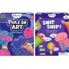 Skillmatics Poke-in Art Flower Bouquet & Snip Snip Bundle, No Mess Art for Kids, DIY Creative Activity, Gifts for Boys & Girls Ages 3, 4, 5, 6, 7, 8, 9