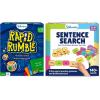 Skillmatics Rapid Rumble & Sentence Search Bundle, Educational Toy & Fun for Family Game Night, Fun Educational Board Games for Ages 5, 6, 7, 8, 9 & Up